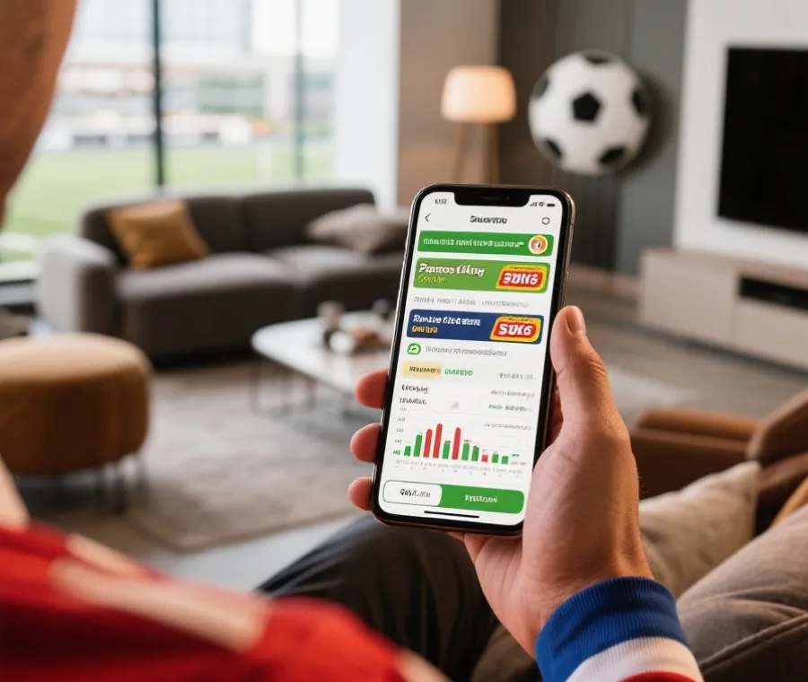 比较世界杯平台优惠与数据内容的场景示意图